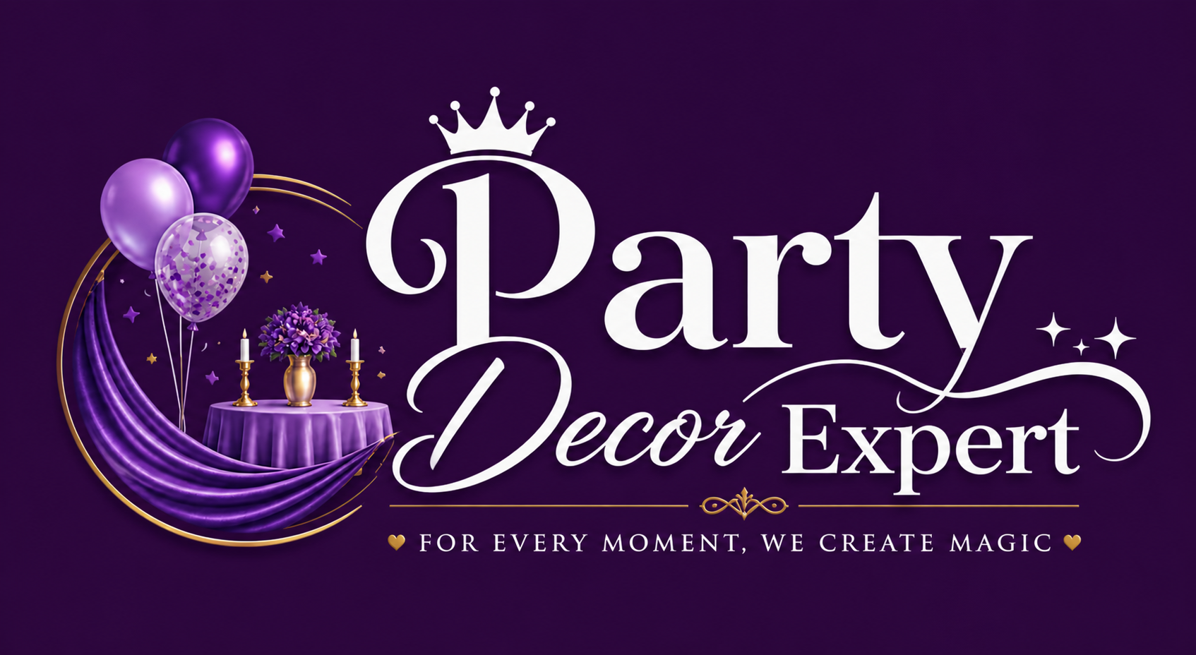 Party Decor Expert Logo